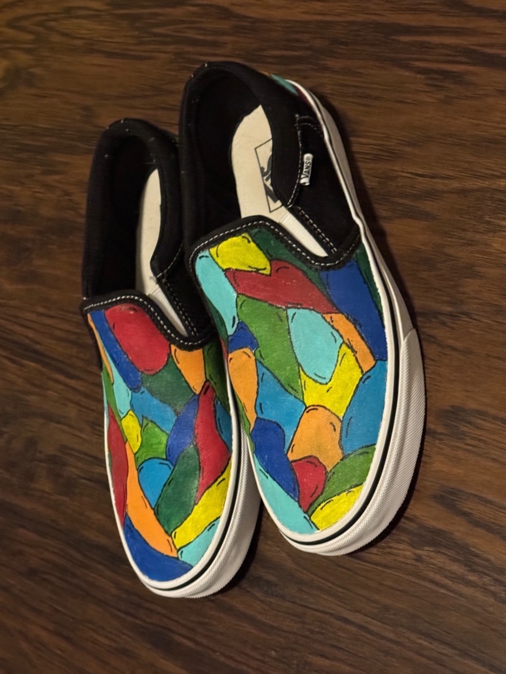 Vans Slip-On Sneakers in Multicolor Patchwork - Picture 2 of 12